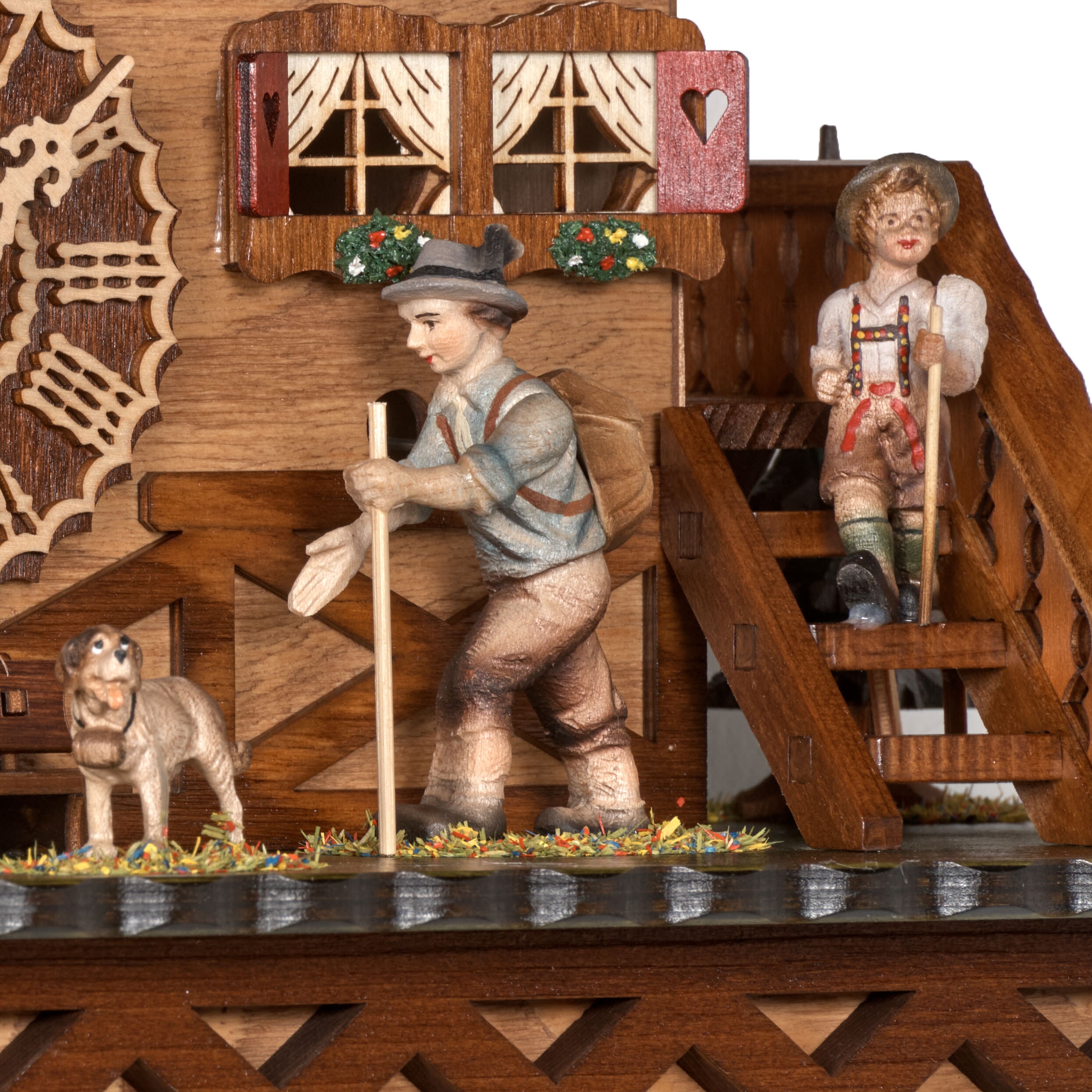 Hikers Quartz Cuckoo Clock